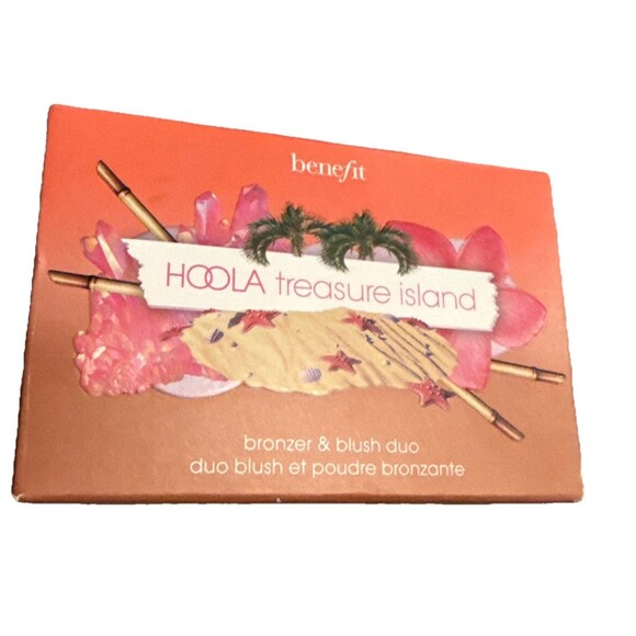BENEFIT COSMETICS HOOLA Treasure Island BRONZER & BLUSH DUO: New! 3 Available - Picture 1 of 5